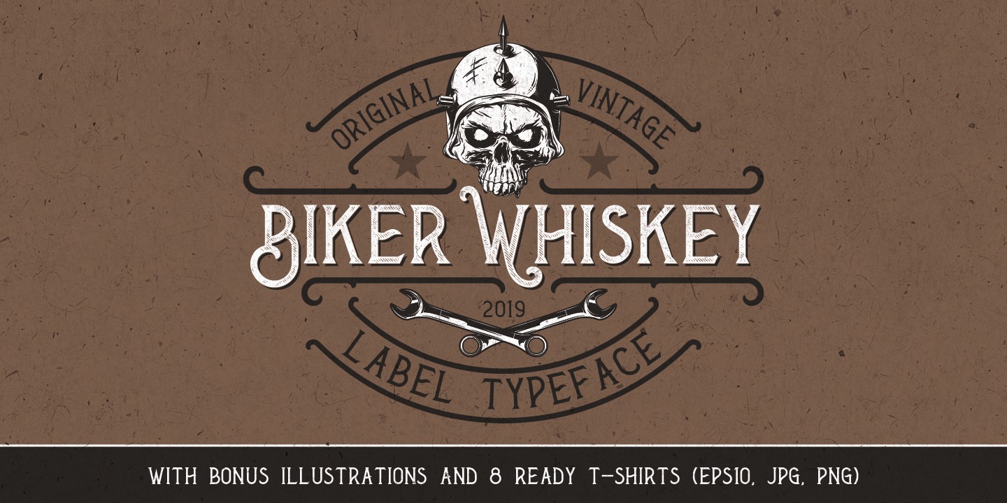 Шрифт Biker Whiskey